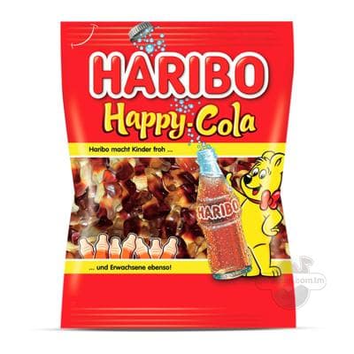 Çeýnelýän marmelad Haribo "Happy-Cola", 80 gr