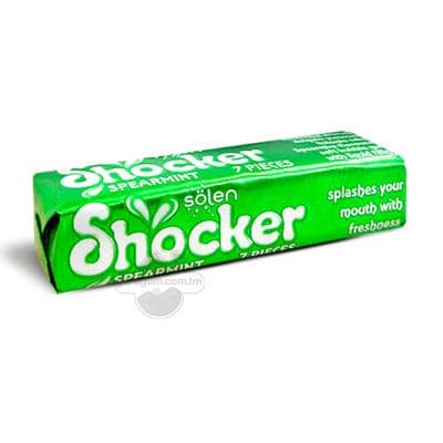 Жевательная резинка Şölen "Shocker" со вкусом мяты, 25 г