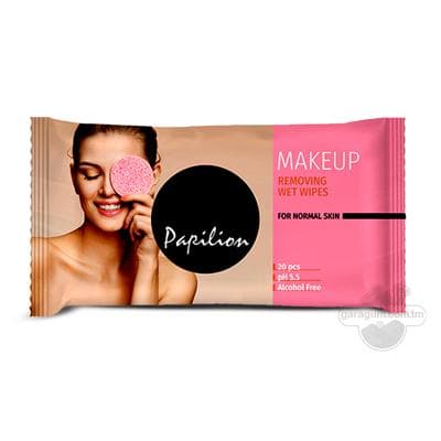 Papilion Makeup cleanser, 20 sany