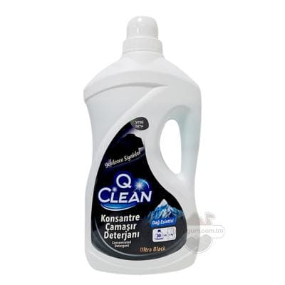 Suwuk kir ýuwujy serişde Q Clean "Ultra black" gara we goýy reňkli eşikler üçin, 2145 ml