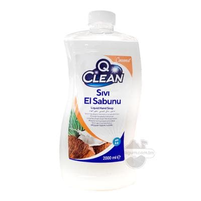Suwuk sabyn Q Clean "Kokos", 2000 ml