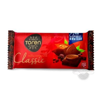 Toren Classic молочный шоколад, 100 г