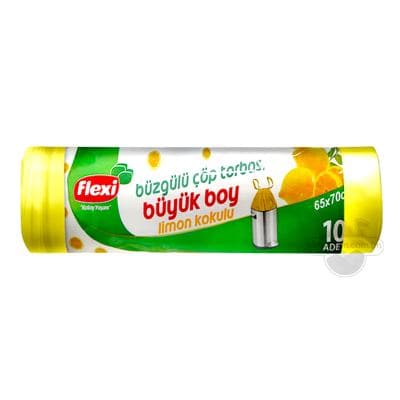 Zibil torbasy "Flexi" limon ysly, 10 sany