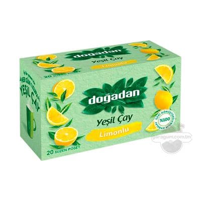 "Dogadan" limonly gök çaý, haltajykly (20 х 1,7 gr) 34 gr