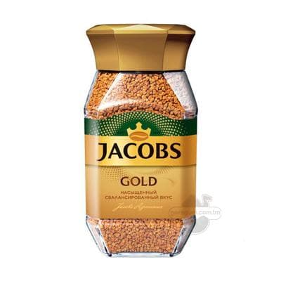 Kofe Jacobs Gold, çüýşe gapda 95 gr