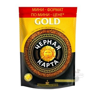 Kofe "Черная карта" Gold, paket gapda 36 gr